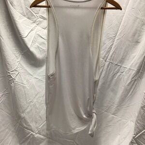 White Sleeveless Top